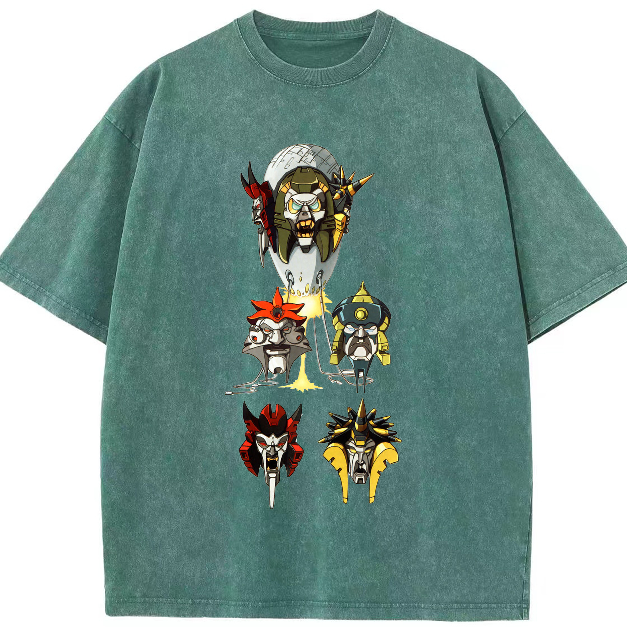 （画像用）  綿100% ヴィンテージ風 半袖Tシャツ（フロントプリント）